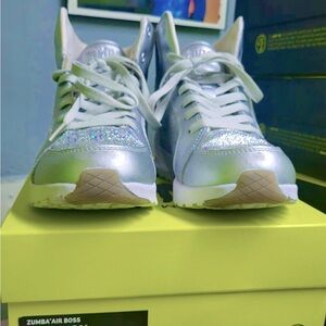 Zumba Fitness Silver Air Boss Shoes